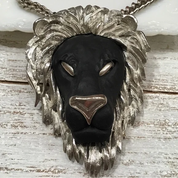 Luca Razza Lion Head Necklace